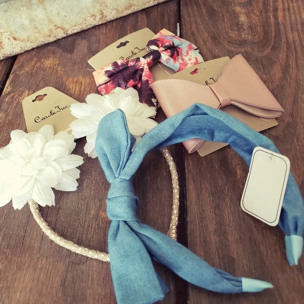 NWT! Girls Hair Bow Bundle